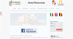 Desktop Screenshot of hotelloscacciapensieri.com